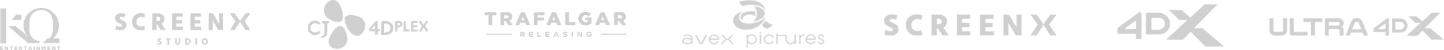 ロゴ（INB100、screenx、CJ 4DPLEX、avex pictures）